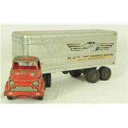 Grey Van Lines Toy Truck