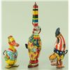 Image 1 : 3 J. Chein Tin Wind-Up Toys