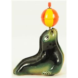 Lehmann Circus Seal German Tin Friction Drive Toy