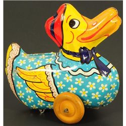 Wyandotte Toys Litho Tin Wind Up Duck Toy