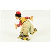 Image 3 : Roller Skating Clown Tin Wind Up Toy