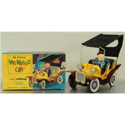 1961 Mr. Magoo Car In Original Box Hubley