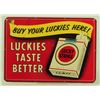 Image 2 : Lucky Strike Cigarettes Tin Sign