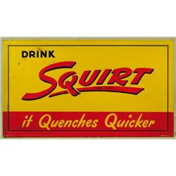 Squirt Soda Large Tin Sign