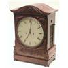 Image 1 : A Regency double fusee bracket clock with painted dial in leaf carved mahogany frame with brass s...
