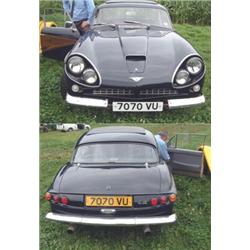 A 1964 Jensen CV8 Mk 2 automatic with 6276cc engine finished in blue with grey leather interior a...