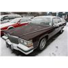 Image 1 : 1983 CADILLAC FLEETWOOD BROUGHAM HT4100, 4DR, RED, VIN # 1G6AB6988D9105996