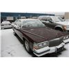 Image 2 : 1983 CADILLAC FLEETWOOD BROUGHAM HT4100, 4DR, RED, VIN # 1G6AB6988D9105996