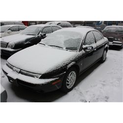 1999 SATURN SL2, 4DR , BLACK, VIN # 1G8ZJ5272XZ295551