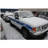 Image 2 : 2001 FORD RANGER XLT, 2DR PU, WHITE, VIN # 1FTYR10UX1PB36257