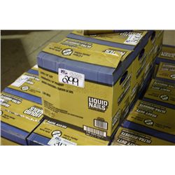 BOX OF LIQUID NAILS HEAVY DUTY ADHESIVE