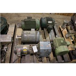 10 HP,  3 -  7.5 HP SNF & 1 HP ELECTRIC MOTORS