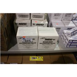 2 BOXES OF ABRO HEADLIGHT RESTORATION POLISH