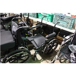 ALUMINUM FOLDABLE WHEEL CHAIR (NO BACK)