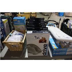 6 COUNTERED BED PANS