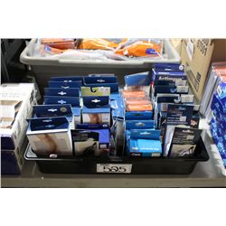 BIN OF ASSORTED MEDICAL BANDAGES AND MISC.