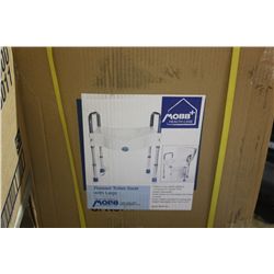 2 RAISED TOILET SEATS WITH LEGS