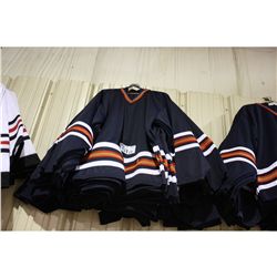 APPROX. 20 DARK BLUE HOCKEY JERSEYS