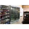 Image 1 : HUSSMANN DOUBLE DOOR GLASS COOLER