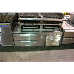 2 DOOR STAINLESS STEEL MOBILE COOLING STAND