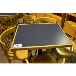 2FT X 2.5 FT BLUE RESTAURANT TABLE