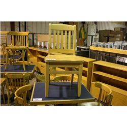 MAPLE SLAT BACK RESTAURANT CHAIR