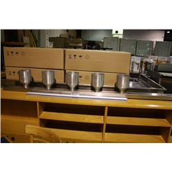 GANN INDUSTRIES STAINLESS STEEL HEAT LAMP AND ORDER HOLDER