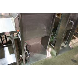 SINGLE BAY STAINLESS STEEL DISHWASH SINK WITH RINSE NOZZLE