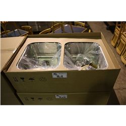 BLANCO 3 HOLE 31.5 X 20.5 X 7 STAINLESS STEEL SINK