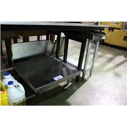 2 STAINLESS STEEL PRODUCT STANDS