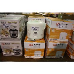 4 SUNPENTOWN  SC-1811 WHITE RICE COOKERS