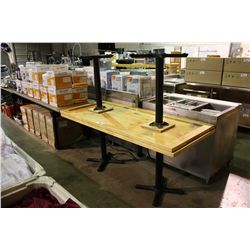 2 6 FT X 2.5 FT RESTAURANT TABLES