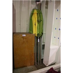 LOT OF PATIO UMBRELLAS