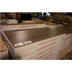 LUMINOUS CONTRAST 12.3 MM MIDNIGHT OAK GLUELESS LAMINATE FLOORING 20.4 SQ FT PER BOX  50 BOXES