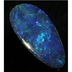 1.8ct Australian Black Opal Doublet HOT Fire (GEM-053609)