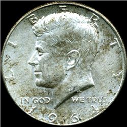 1964 JFK Half MS64/65 Scarce Underweight ERROR (COI-011387)