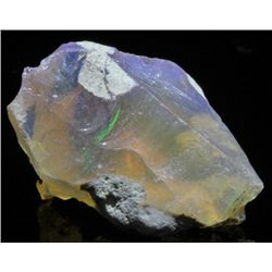 8.55ct HOT FLASH Etheopian Crystal Opal Rough  (GEM-052371)