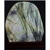 Image 1 : 11.5" Natural Picture Agate Slab on Stand (MIN-004555)
