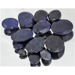 164.6ct Blue African Sapphire Parcel Oval Shape (GEM-056910)