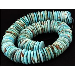1520ct Hi Grade Chinese Turquoise Strand (JEW-004885)