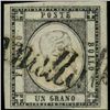 Image 1 : 1861 Scarce Italy Neapolitan 1g Stamp (STM-001154)