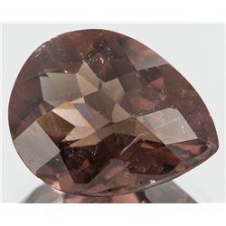 6.65ct Pink Orange Tourmaline  Pear Cut (GEM-054775)