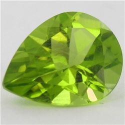 2ct Green Peridot Pear Cut (GEM-051002)