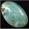 Image 1 : 31.73ct Blue Green Persian Turquoise Cabochon Cut (GEM-054055)