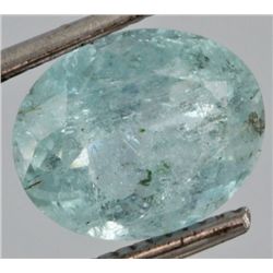 3.41ct Sky Blue Aquamarine Oval Cut  (GEM-054640)