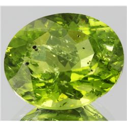 6.46ct Parrot Green Peridot Oval Cut  (GEM-052835)