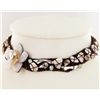 Image 1 : Crocheted Shell Choker Necklace (JEW-004316)