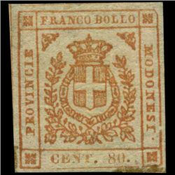 1859 Modena 80c Stamp MINT Hinged (STM-000996)