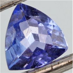 0.55ct Purple Blue Tanzanite Trillion  Cut  (GEM-049933F)