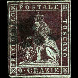 1851 Tuscany 9g Stamp (STM-000929)